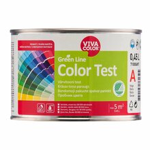 Seinavärv Vivacolor Green Line Color Test, matt, 450 ml, valge