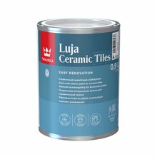 Keraamiliste plaatide värv Tikkurila Luja Ceramic Tiles, A baas, 0,9 L, valge