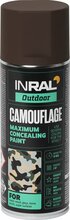 Aerozoolvärv Inral Camouflage, RAL8027, nahapruun, matt, 400 ml
