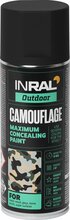 Aerosoolvärv Inral Camouflage, RAL9021 tõrvamust, matt, 400 ml