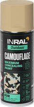 Aerozoolvärv Inral Camouflage, RAL1001, liivane, matt, 400 ml