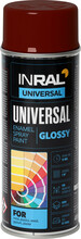 Aerosoolvärv Inral Universal, 400 ml, kirsipunane, RAL3004
