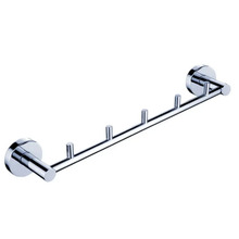 Seinale kinnitatav rätikukonksude komplekt Nimco Unix UN 13054-5-26, 41,5 cm, läikiv kroom