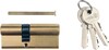 Lukusüdamik Vorel 77204, 67 mm, messing, 3 võtmega, L31/36 mm