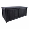 Aia hoiukast Home4you Praia, 450 L, 143 x 67.5 x 60.5 cm, must