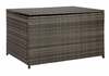 Padjakast Home4you Wicker, 122 x 52 x 62 cm, tumepruun