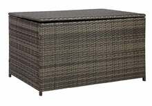 Padjakast Home4you Wicker, 122 x 52 x 62 cm, tumepruun