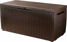 Aia hoiukast Keter Springwood Storage Box, 305 L, 53 x 123 x 57 cm, pruun