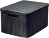 Hoiukast Curver Rattan Style L, 44.5 x 33 x 24.8 cm, 30 L, tumepruun