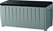 Aia hoiukast Keter Novel, 340 L, 124 x 55 x 62.5 cm, hall/must