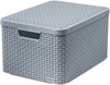 Kaanega hoiukarp Curver Style L, 30 L, 44.5 x 33 x 25 cm, helehall