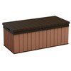 Aia hoiukast Keter Darwin, 380 L, 142.5 x 65.5 x 54.4 cm, pruun