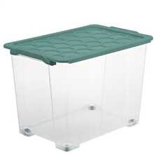 Ratastega hoiukast Rotho Boxm. Readers Evo Safe, 65 L, 583 x 392 x 410 mm