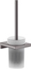 Tualetiharja hoidik Hansgrohe AddStoris 41752340, harjatud must kroom