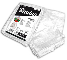 Tugevdatud tent Bradas, 8 x 5 m, valge