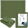Koormakate Springos GA2131, 4 x 5 m, 120g/m2, roheline