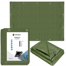 Koormakate Springos GA2136, 2 x 4 m, 120g/m2, roheline