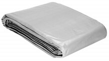 Koormakate Springos GA2145, 4 x 4 m, 210 g/m2, hall/pruun