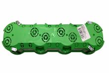 Paigalduskarp neljane kipsplaadile Liregus ĮID4-66-003, 283,4 x 73,3 x 46,5 mm, roheline