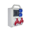 Moodulpaneel Pawbol R-BOX 240R-4 B.1702RD, 4 moodulit, 16A, IP44, hall