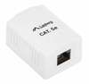 Pindkinnituskarp Lanberg OU5-0001-W, RJ45, 1 port, valge