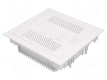 Süvistatav telekommunikatsioonikarp Elektro Plast MSF-MULTI-1X12/PT/W/EPN, 329 x 358 x 94 mm, valge