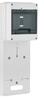 Elektriarvesti alusplaat koos kilbiga Elektroplast 0112-00, 1 faas, 7 moodulit, ustega