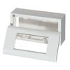 Karbi komplekt Alantec 2M, valge, 90 x 45 mm, koos toega ja raamiga, mudel OS010