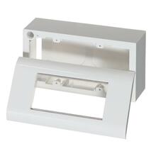 Karbi komplekt Alantec 2M, valge, 90 x 45 mm, koos toega ja raamiga, mudel OS010