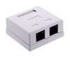 Võrgu ühenduskarp Alantec GN011 Cat6, valge
