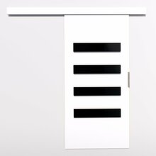 Lükanduks ADRK Furniture Forli 86, 86 x 205 x 1.6 cm, valge