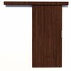 Lükanduks ADRK Furniture Pixi 76, 76 x 205 x 1.6 cm, wenge/pruun