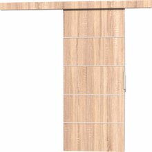 Liuguksed ADRK Furniture Biella 96, 96 x 205 x 1.6 cm, pruun/Sonoma/tamm