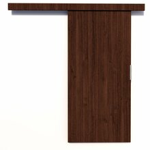 Lükanduks ADRK Furniture Pixi 76, 76 x 205 x 1.6 cm, wenge/pruun