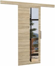 Lükanduks ADRK Furniture Malta 76, 76 x 205 x 1.6 cm, beež/Sonoma