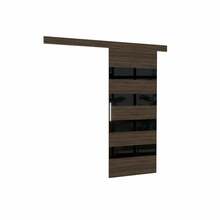 Liuguks ADRK Furniture Milou 96, 96 x 205 x 1.6 cm, must/pruun/šokolaad
