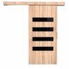 Lükanduks ADRK Furniture Forli 106, 106 x 205 x 1.6 cm, pruun/Sonoma/tamm/must