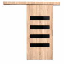 Lükanduks ADRK Furniture Forli 106, 106 x 205 x 1.6 cm, pruun/Sonoma/tamm/must