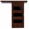 Liuguksed ADRK Furniture Ares 96, 96 x 205 x 1.6 cm, pruun/Wenge
