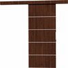 Lükanduks ADRK Furniture Biella 96, 96 x 205 x 1.6 cm, pruun/Wenge