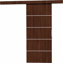 Lükanduks ADRK Furniture Biella 96, 96 x 205 x 1.6 cm, pruun/Wenge