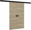 Lükanduksed Toppo 160, 160 x 205 x 1.6 cm, sonoma tamme värv