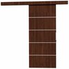 Lükanduks ADRK Furniture Biella 76, 76 x 205 x 1.6 cm, wenge/pruun