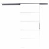 Lükanduks ADRK Furniture Biella 106, 106 x 205 x 1.6 cm, valge