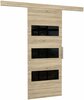 Liuguks ADRK Furniture Ares 106, 106 x 205 x 1.6 cm, Sonoma, tamme värv