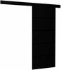 Lükanduks ADRK Furniture Muschu 96, 96 x 205 x 1.6 cm, must