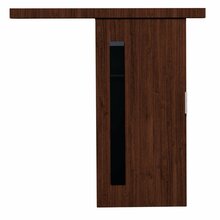 Lükanduks ADRK Furniture Gela 86, 86 x 205 x 1.6 cm, Wenge, pruun