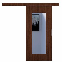Lükanduks ADRK Furniture Nela 76, 76 x 205 x 1.6 cm, Wenge, pruun