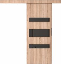 Lükanduks ADRK Furniture Desio 86, 86 x 205 x 1.6 cm, Sonoma, pruun