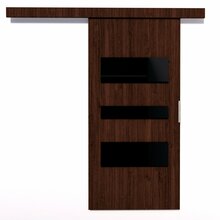 Liuguks ADRK Furniture Cento 86, 86 x 205 x 1.6 cm, Wenge, pruun